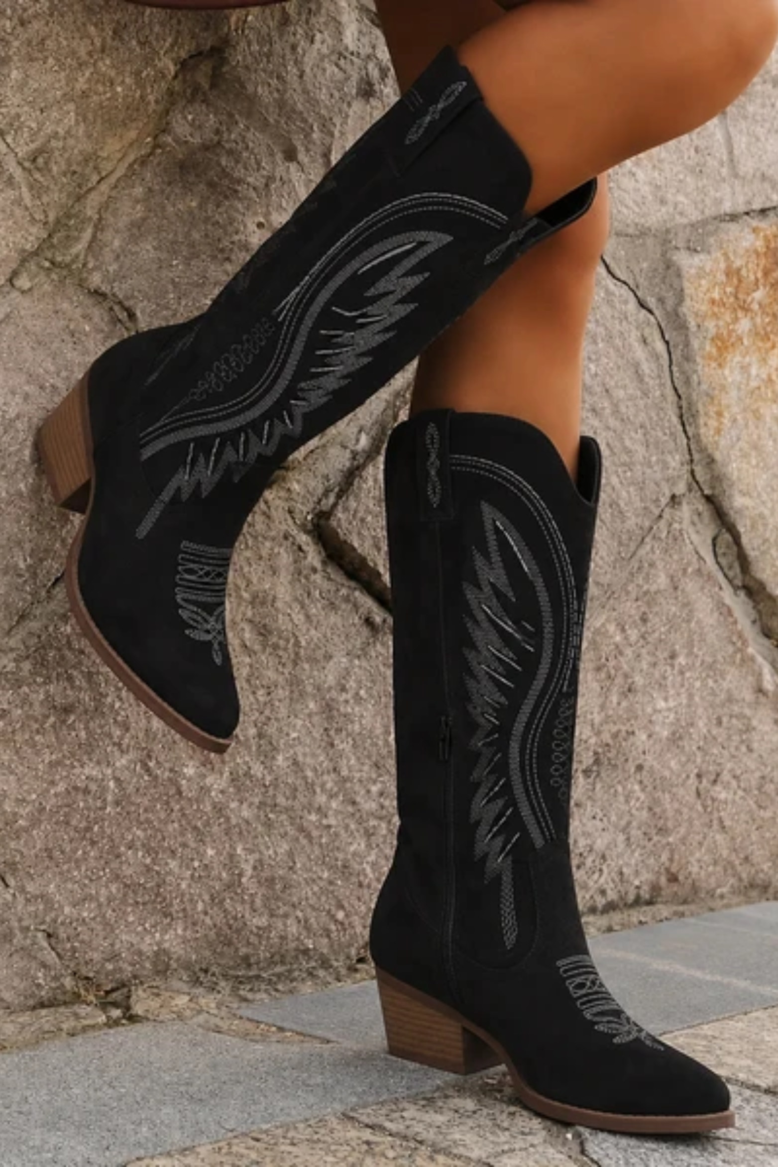 Frontier Luxe Suede Cowboy Boots
