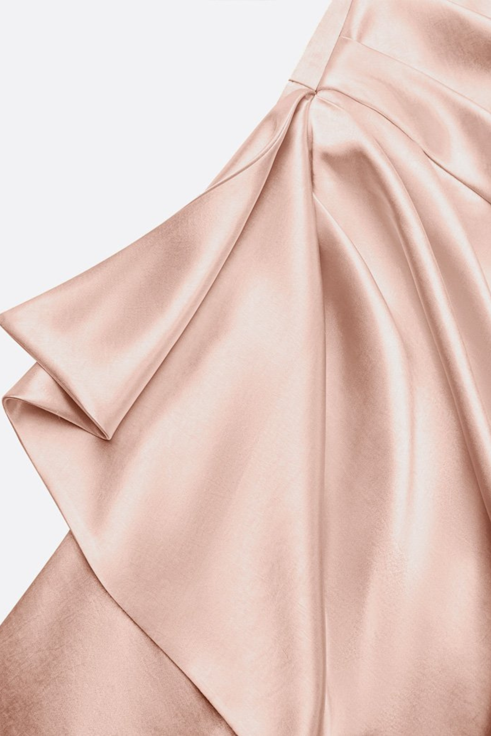 Champagne One Shoulder Ruched Evening Gown