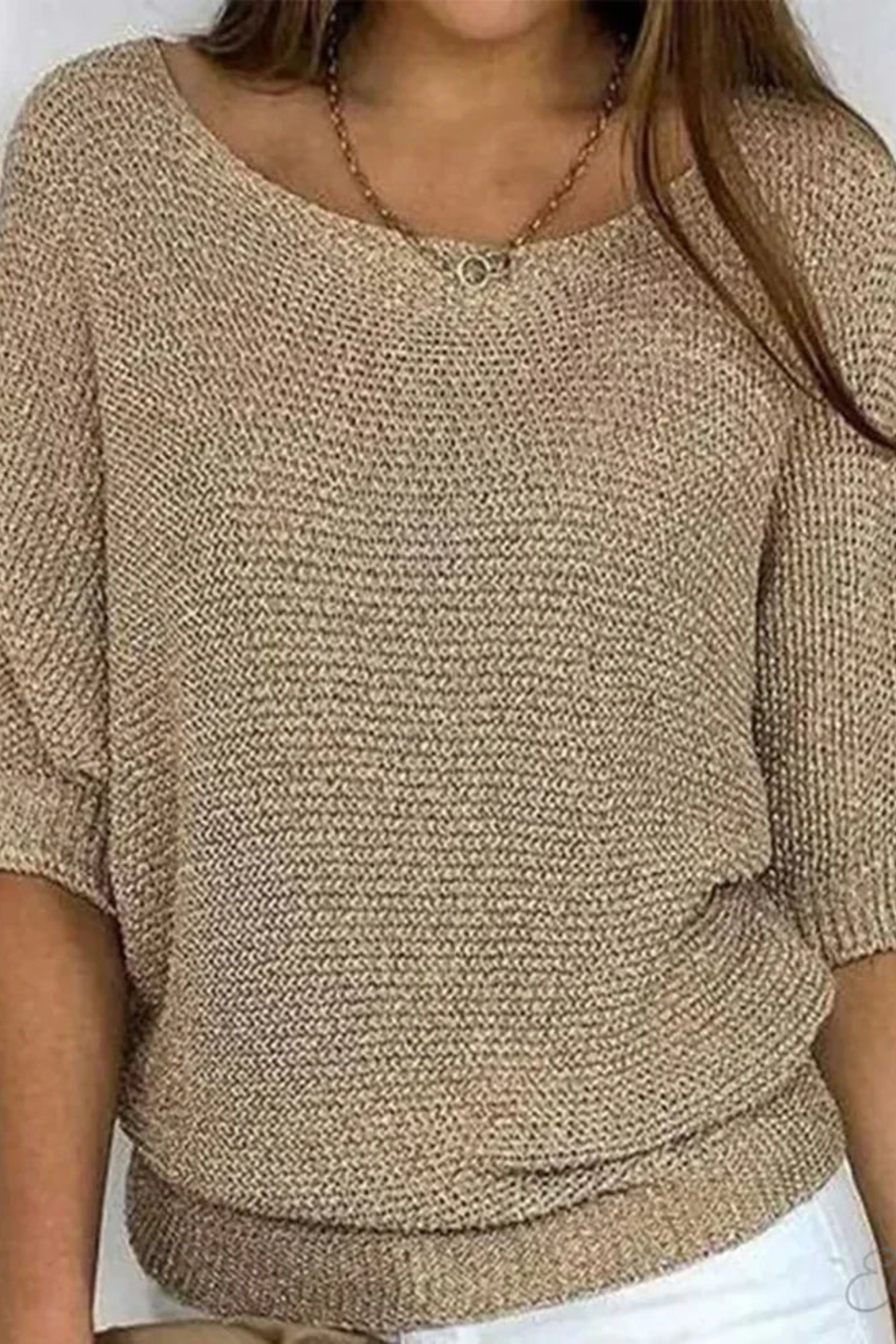 Classic Cable Knit Sweater