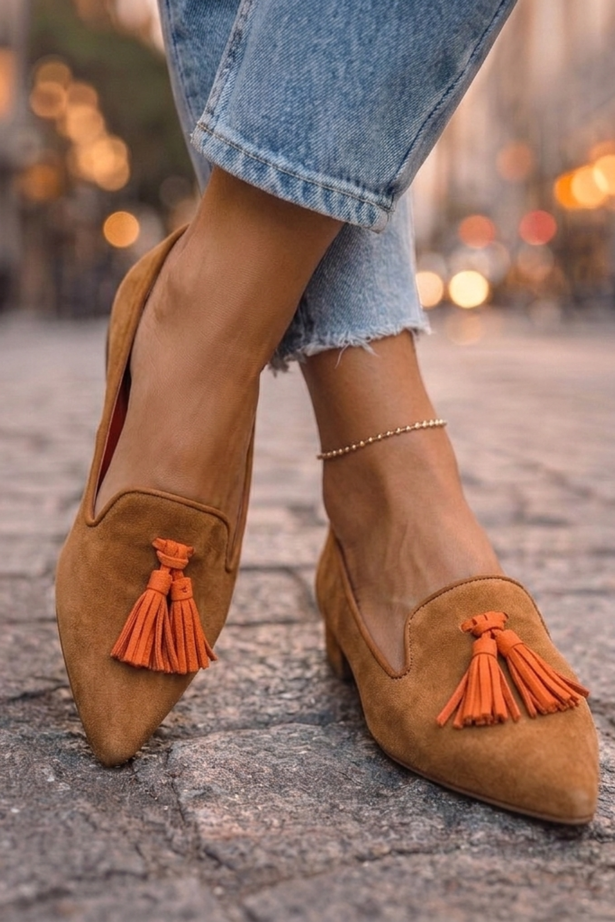 Classic Pointed Slip On Flats
