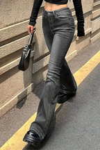 High-Waisted Flare Jeans