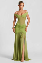 Alaia Maxi Dress – Olive