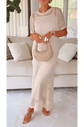 Bethany Cut-Out Long Maxi Dress + Inner Slip
