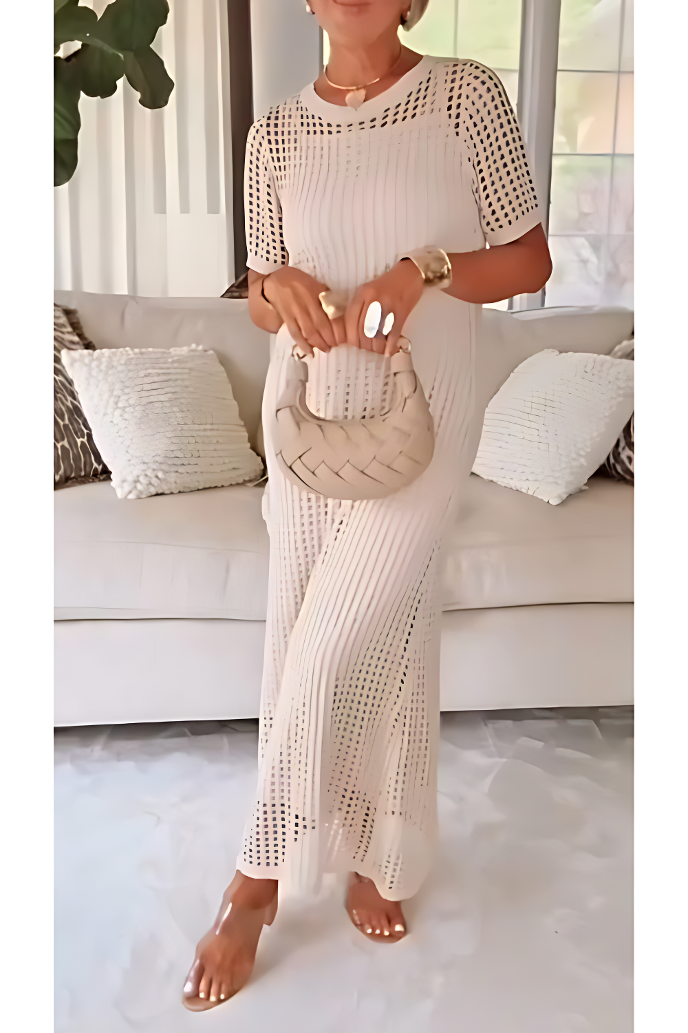 Bethany Cut-Out Long Maxi Dress + Inner Slip