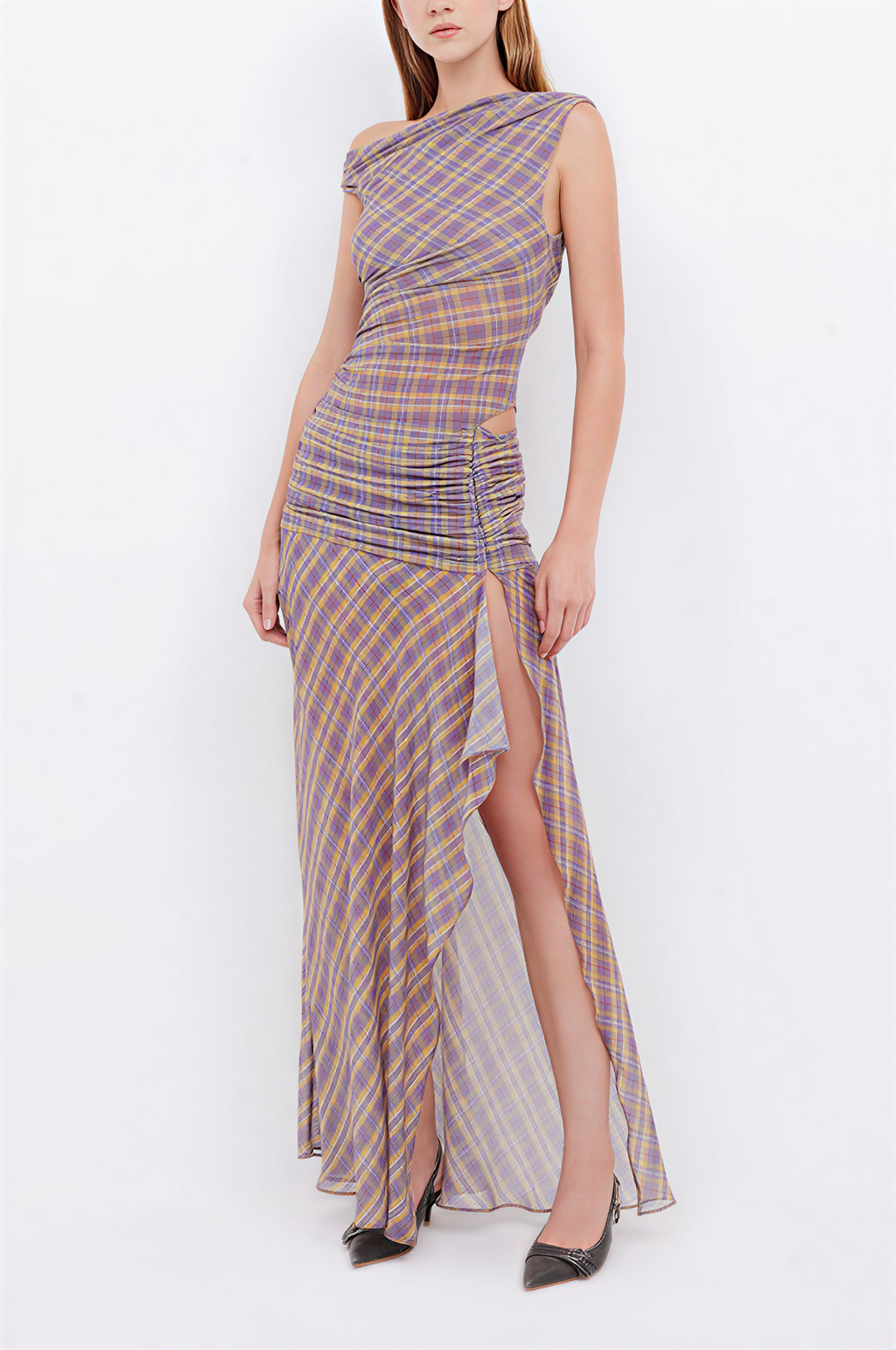 Aurelia Asymmetric Maxi Dress