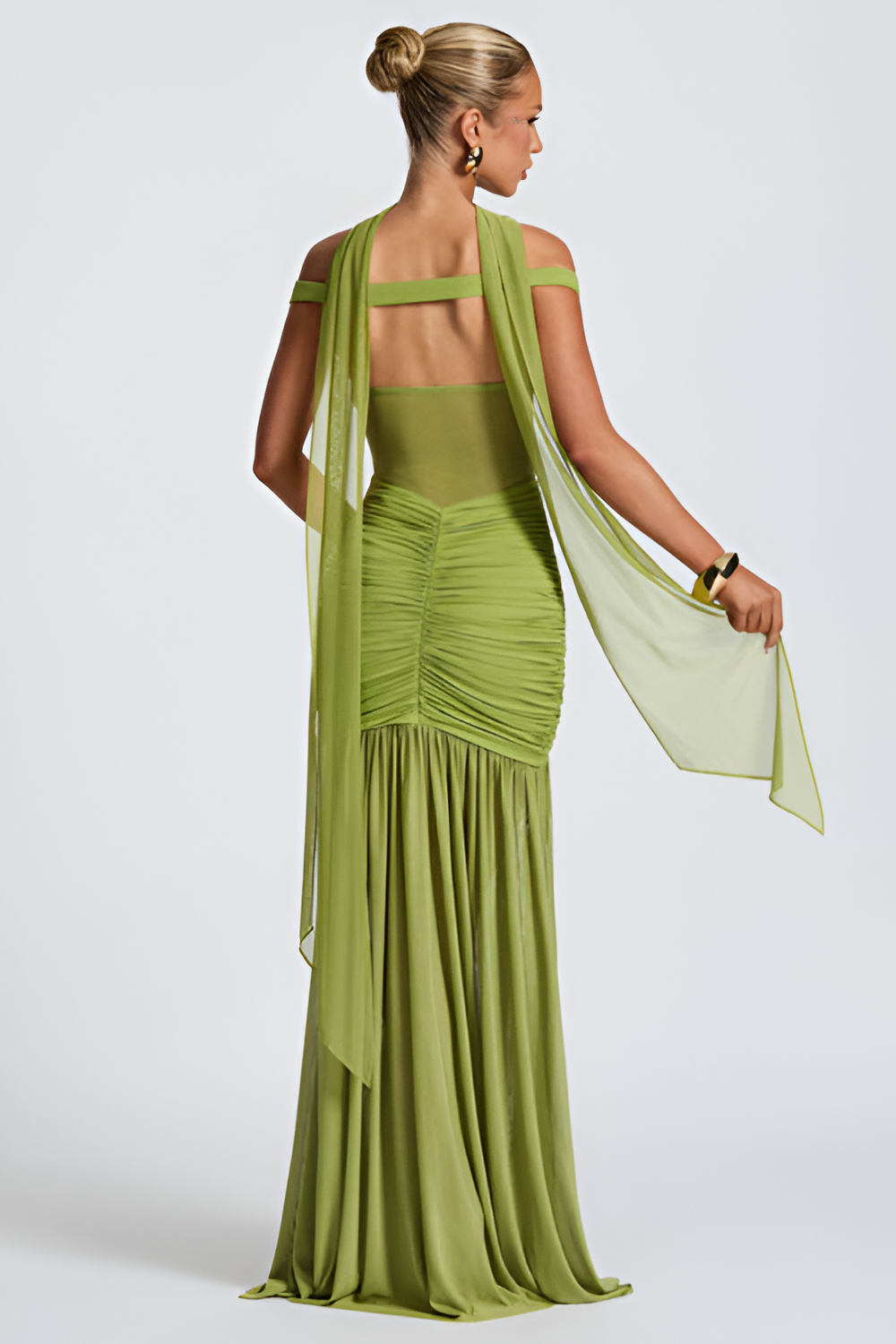 Alaia Maxi Dress – Olive