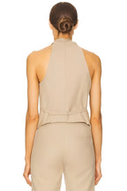 Cross Halter Neck Vest Top