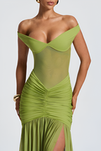 Alaia Maxi Dress – Olive