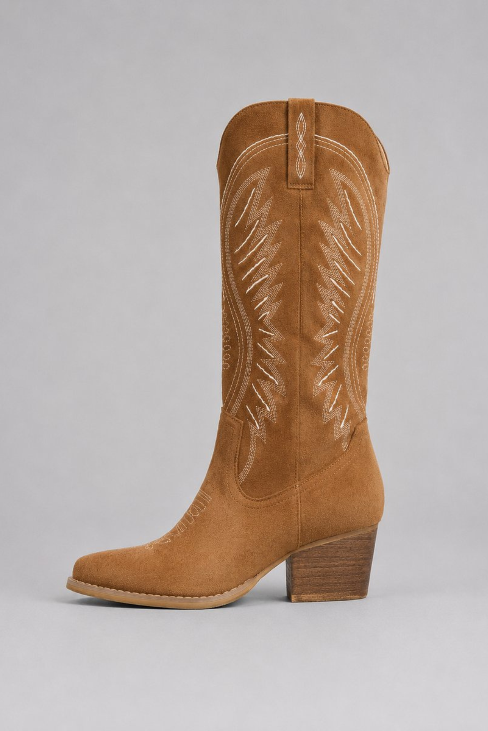 Isabella Western Embroidered Knee High Boots