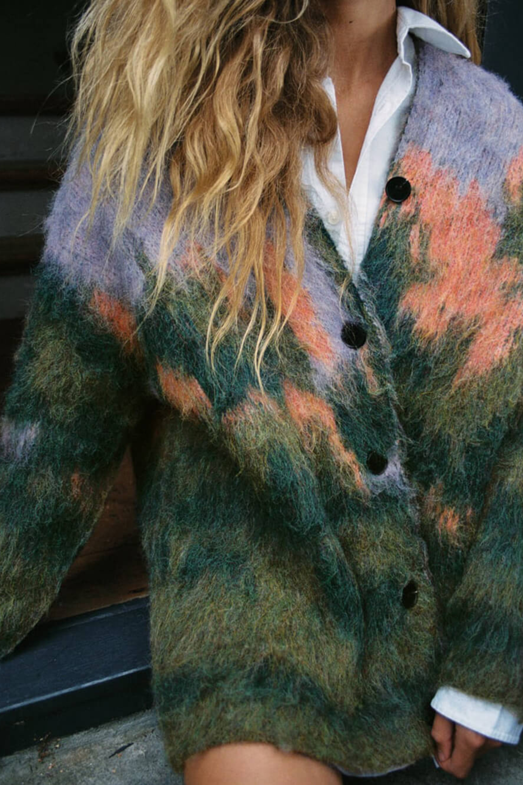 Landscape Print Picture Coat