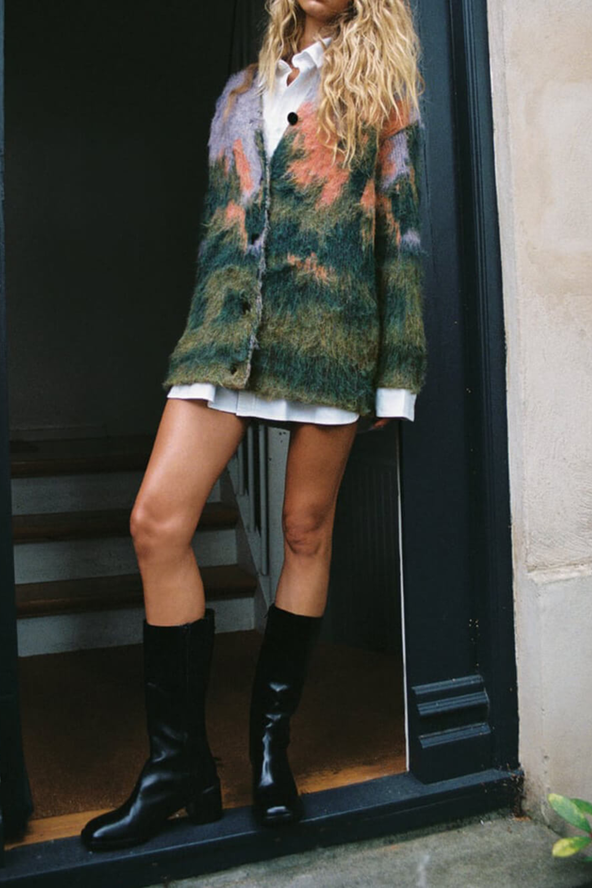 Landscape Print Picture Coat