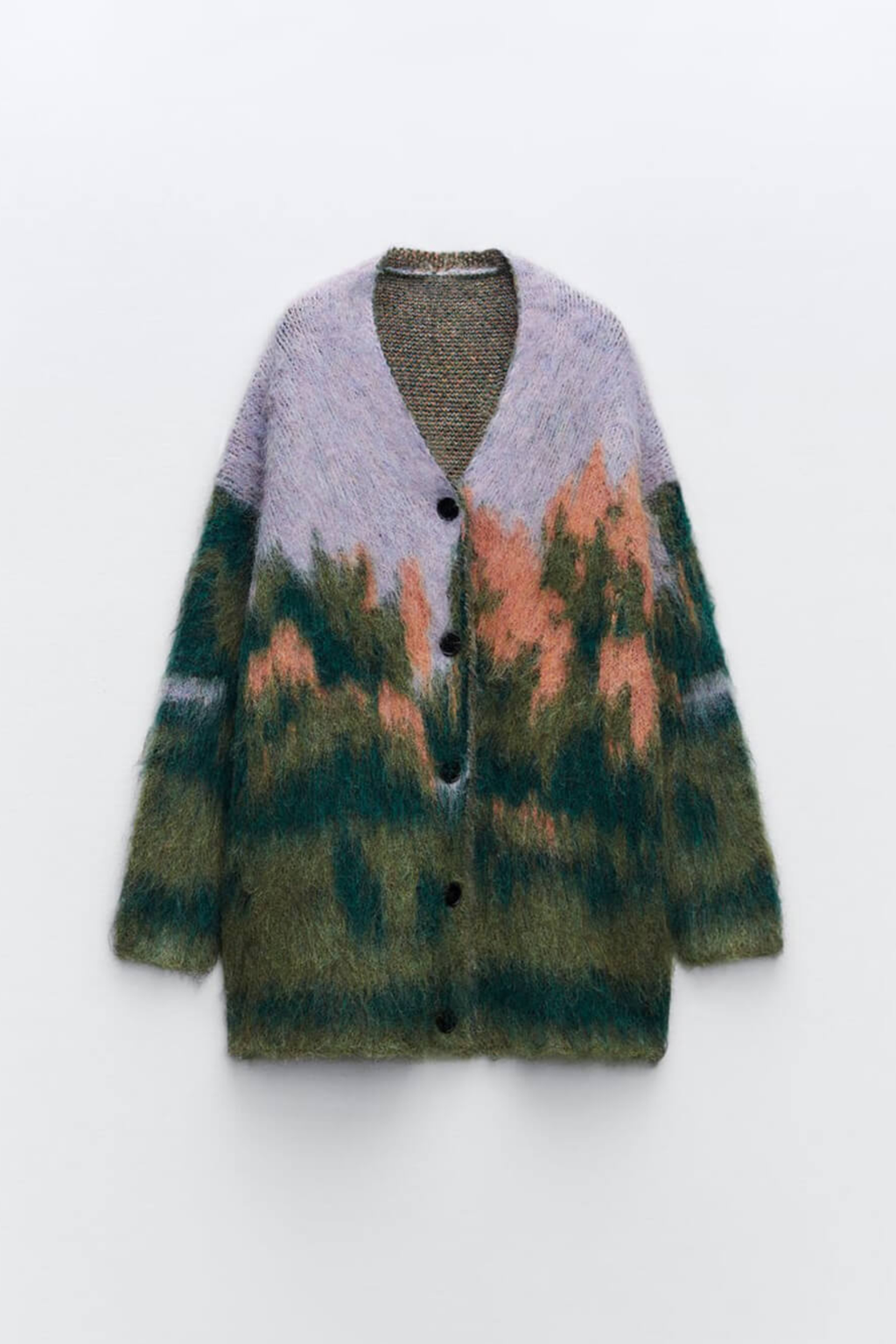 Landscape Print Picture Coat