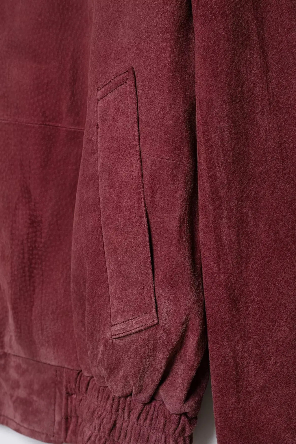 Marsala Washed Bomber Jacket