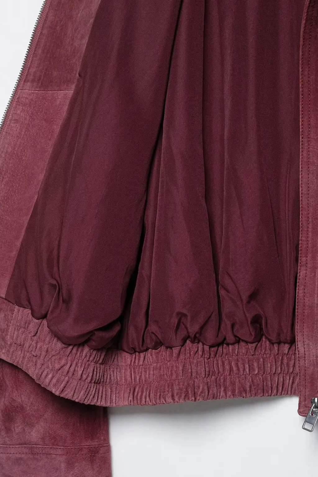 Marsala Washed Bomber Jacket