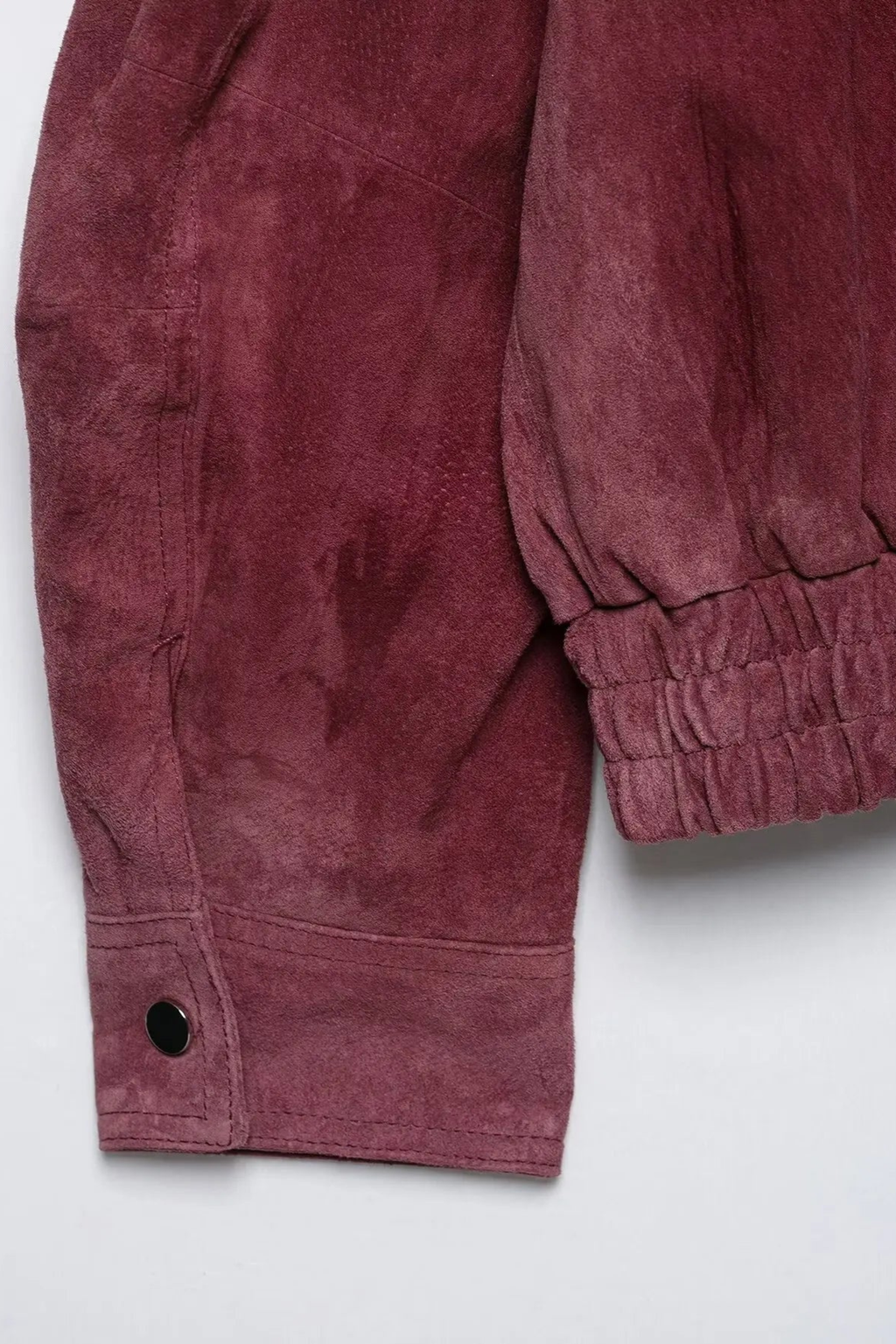 Marsala Washed Bomber Jacket