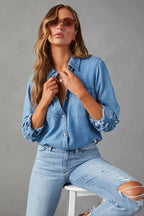 Light Wash Denim Shirt