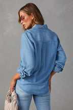 Light Wash Denim Shirt