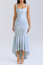 Blue Bell Floral Maxi Dress