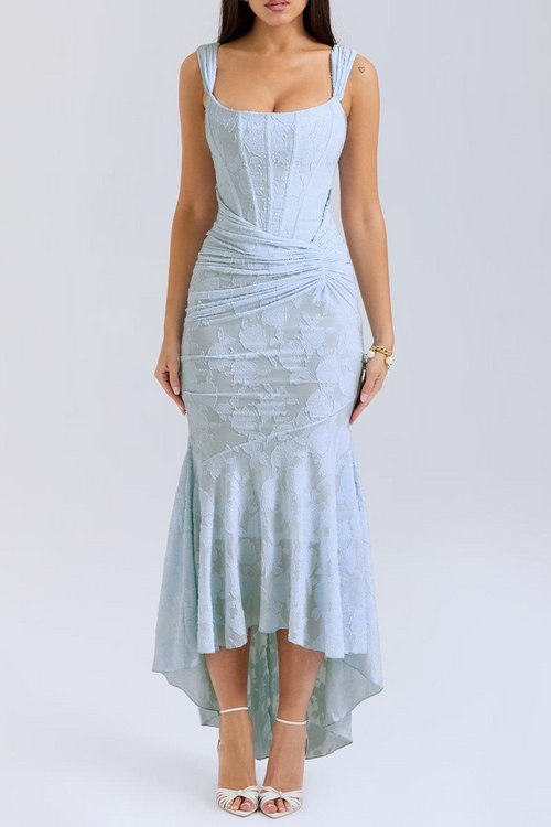 Blue Bell Floral Maxi Dress