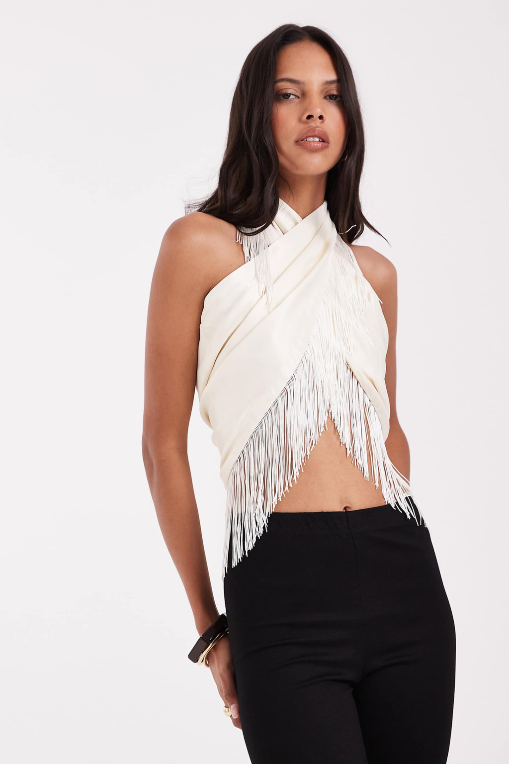 Triangle Fringe Styling Scarf
