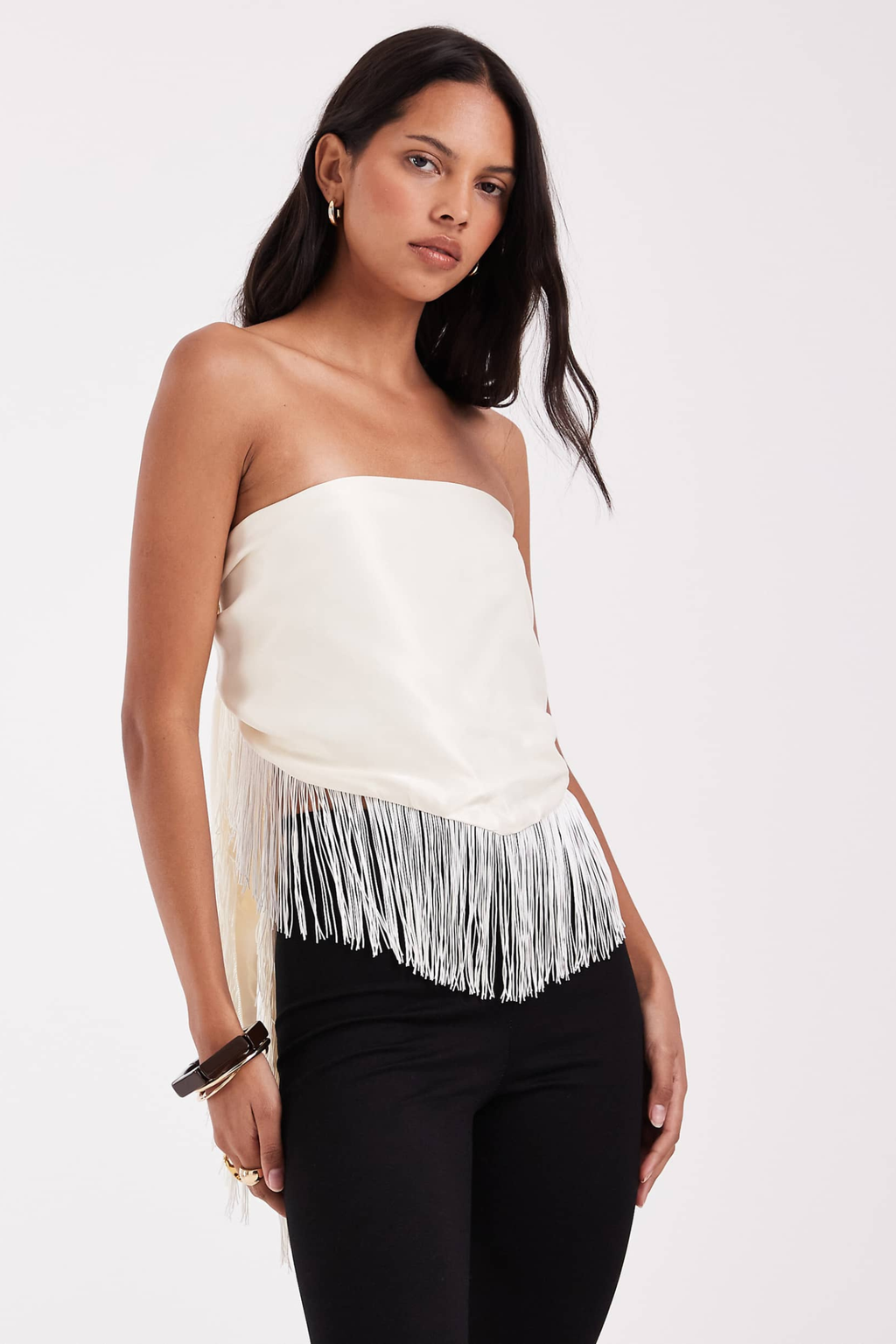 Triangle Fringe Styling Scarf
