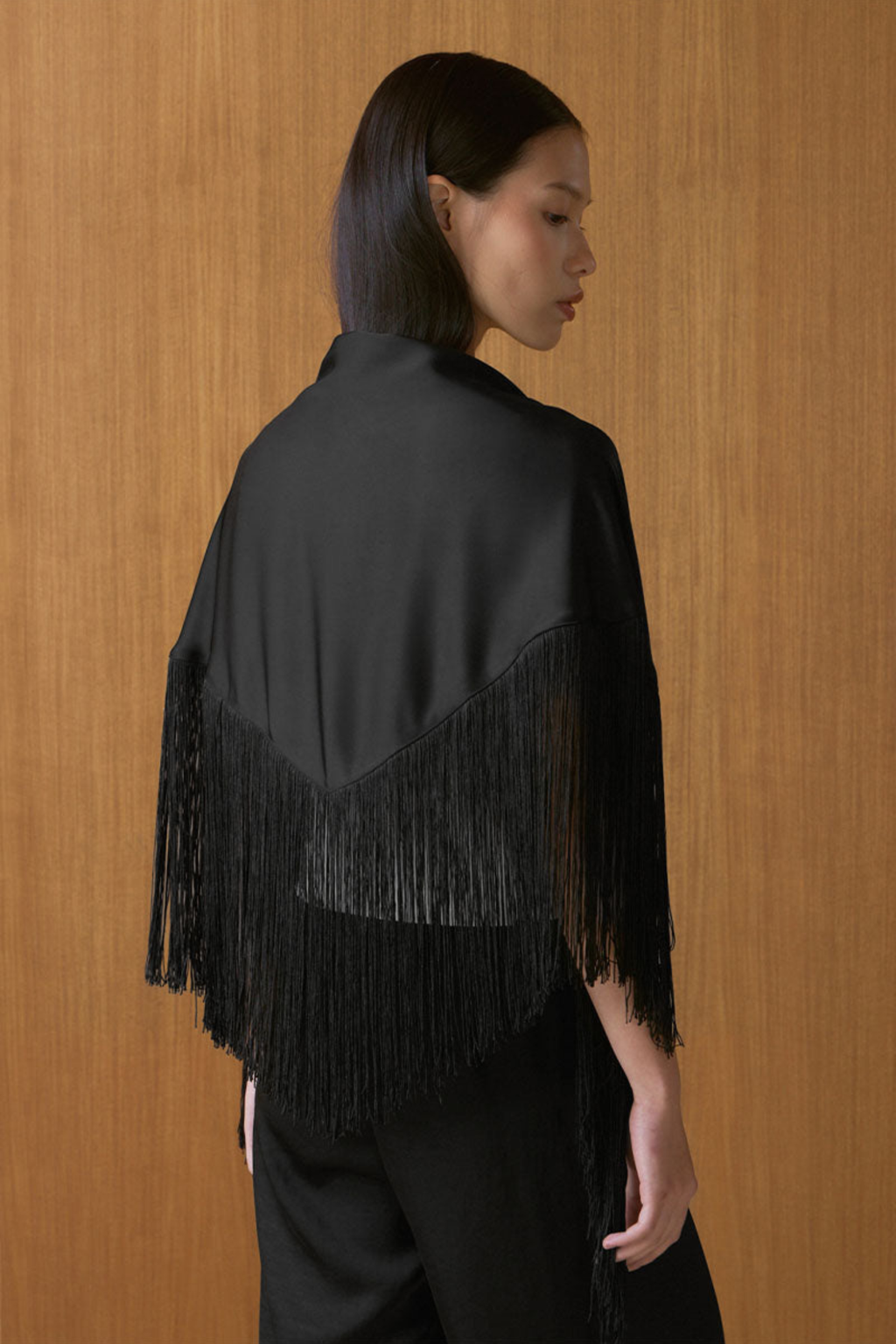 Triangle Fringe Styling Scarf