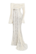 Lace Off-Shoulder Maxi Dress