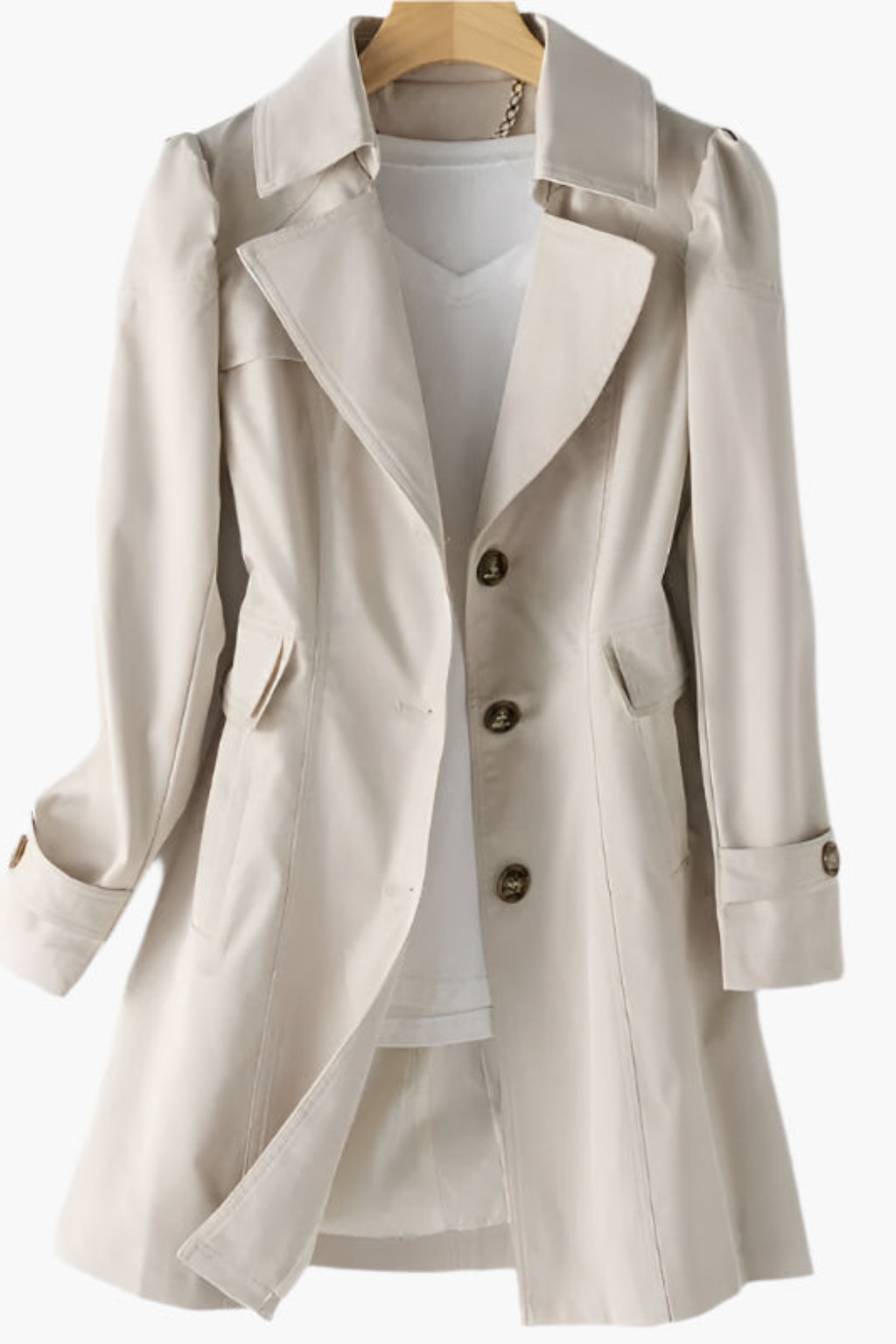 Women's Classic Tailored Trench Coat