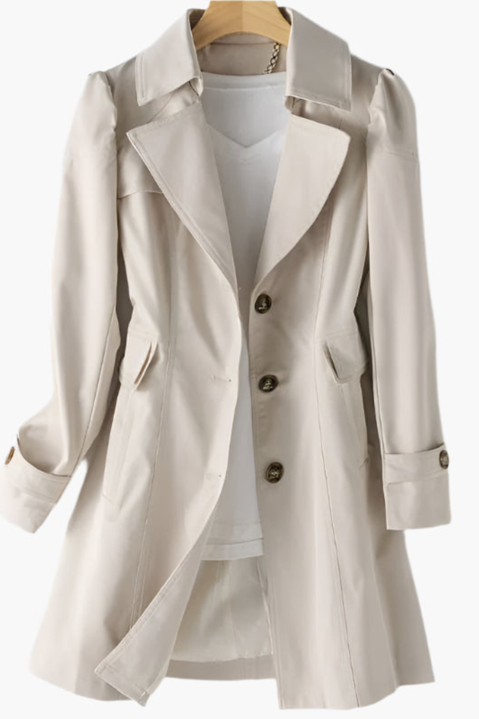 Women's Classic Tailored Trench Coat