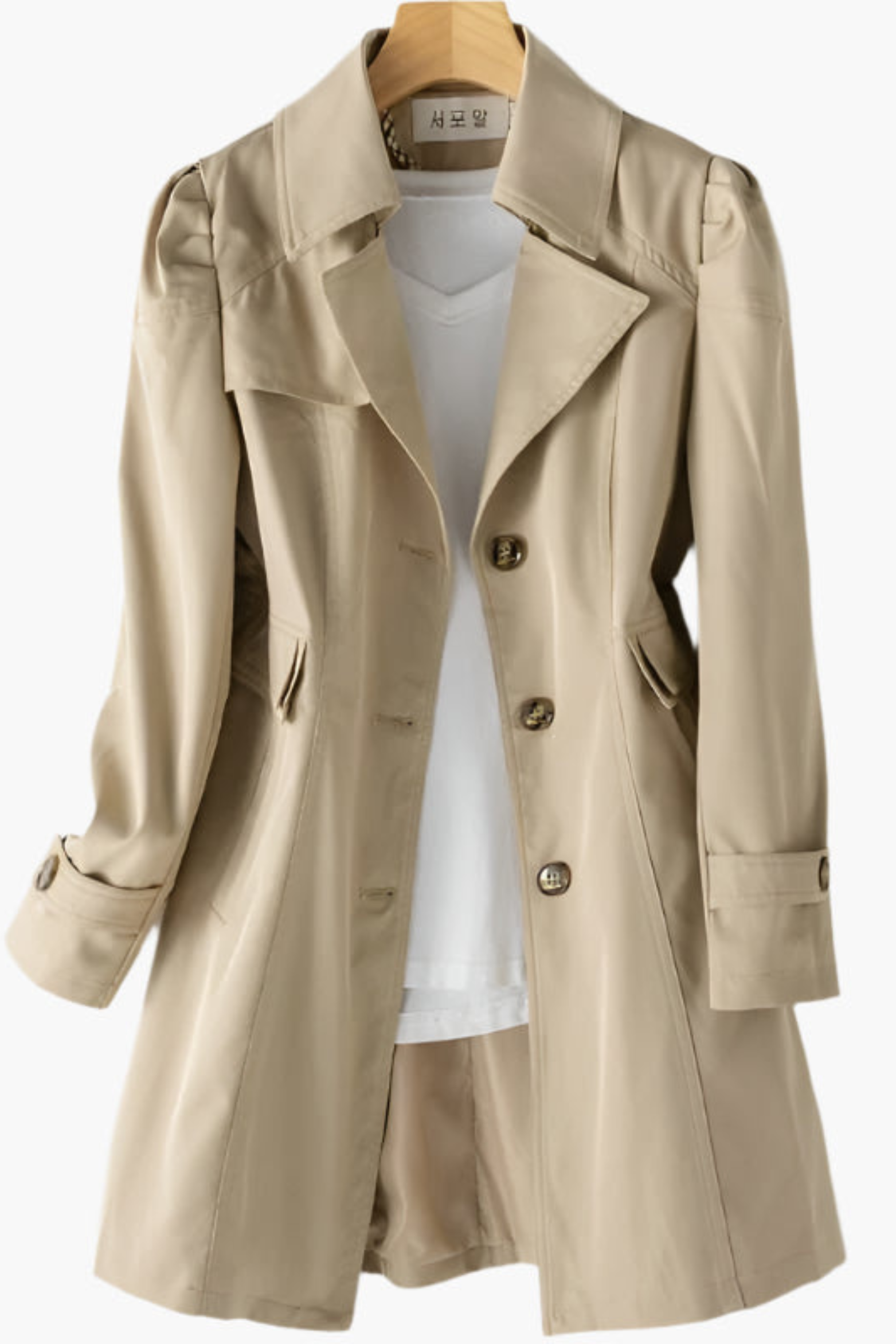 Women's Classic Tailored Trench Coat