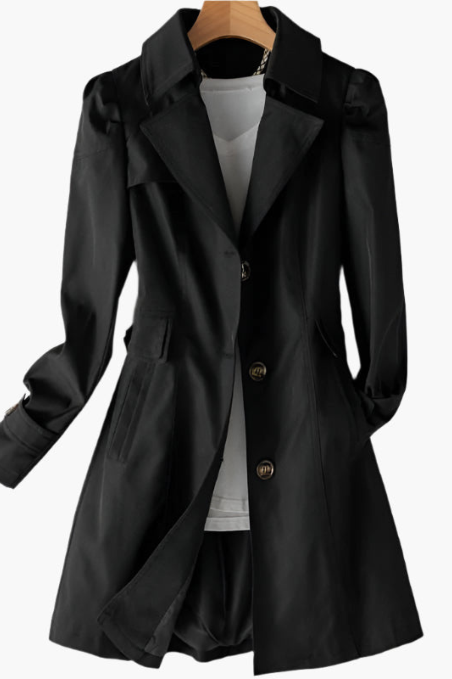 Women's Classic Tailored Trench Coat
