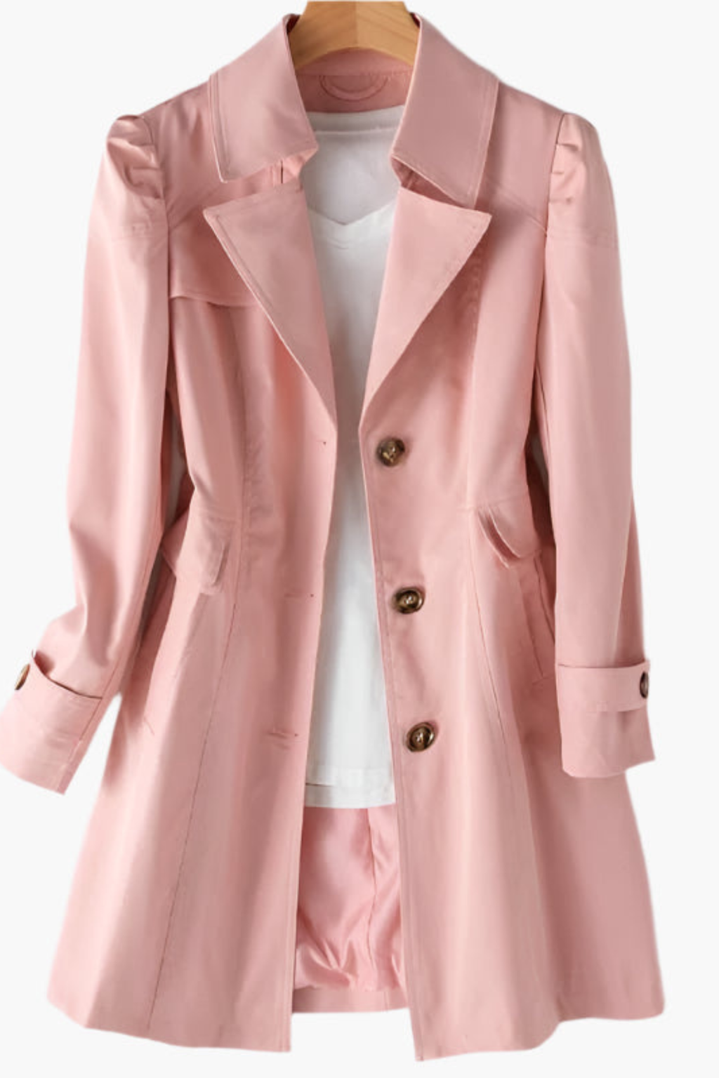 Women's Classic Tailored Trench Coat
