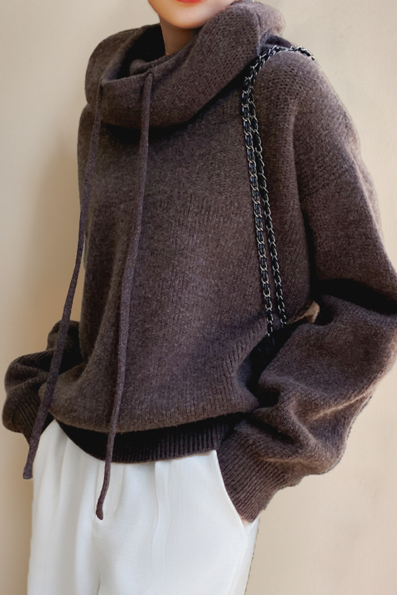 Women's Cozy Cowl Neck Hoodie