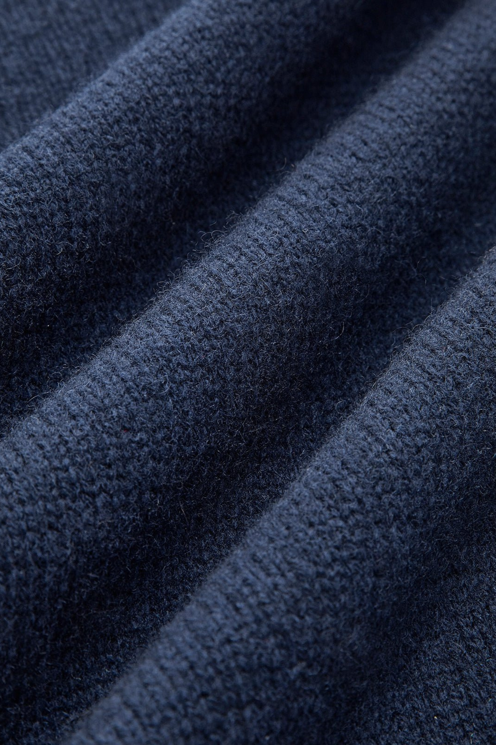 Women's Denim Collar Knit Polo Sweater