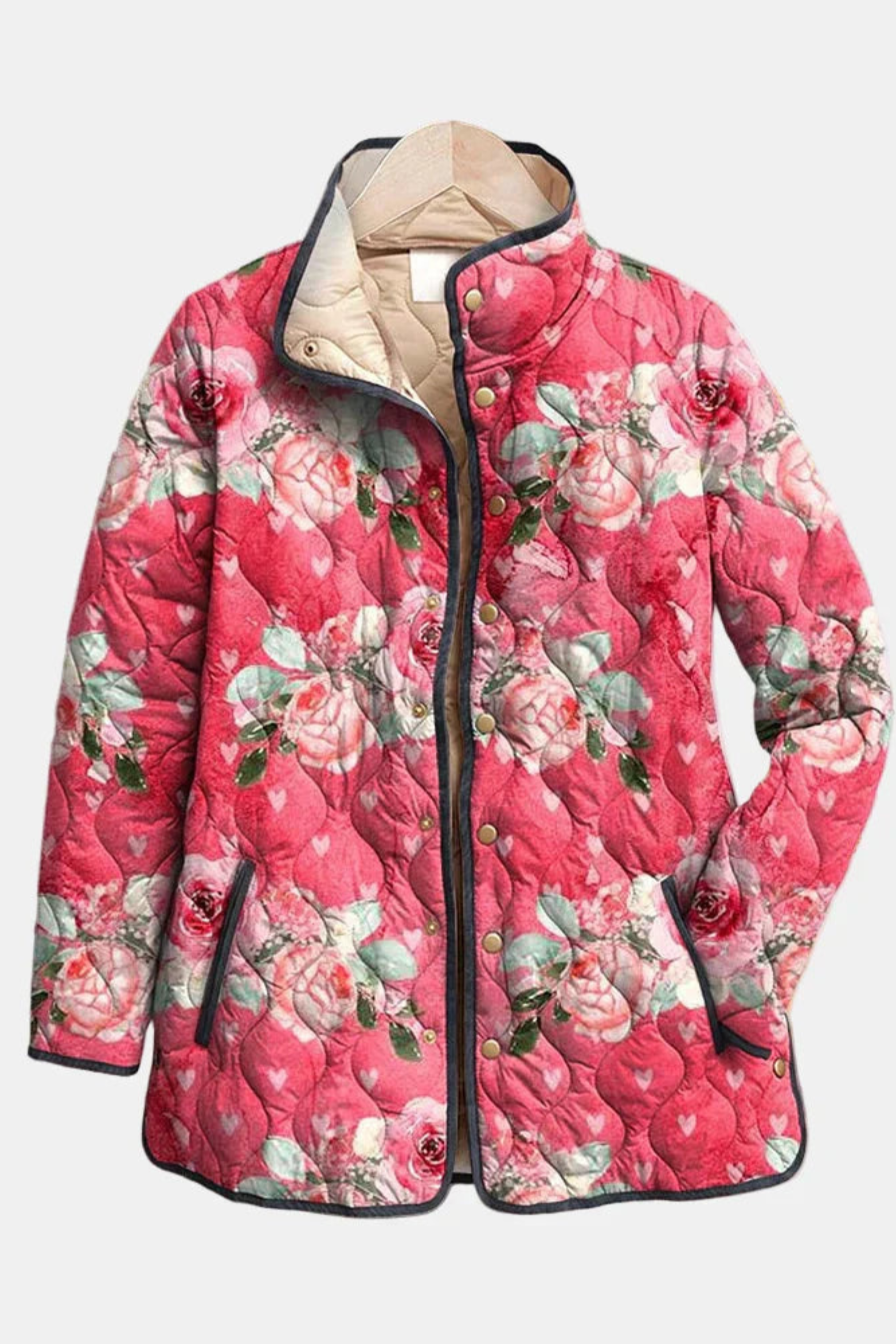 Women's Diamond Quilted Utility Jacket