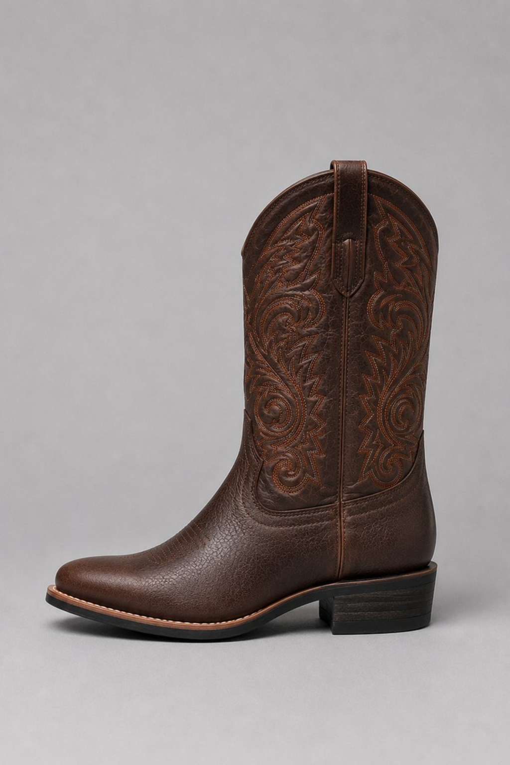 Women's Embroidered Western Leather Boots