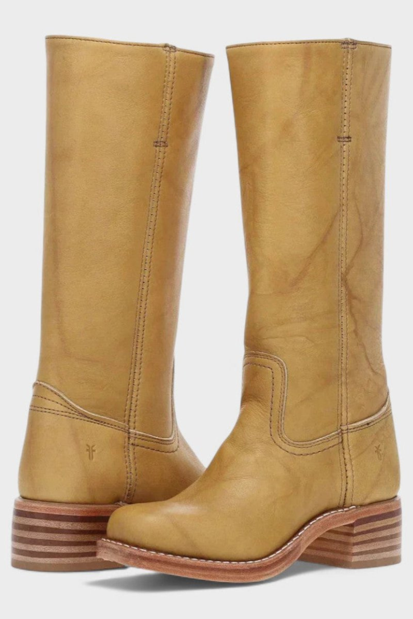 Women's Leather Western Knee High Boots