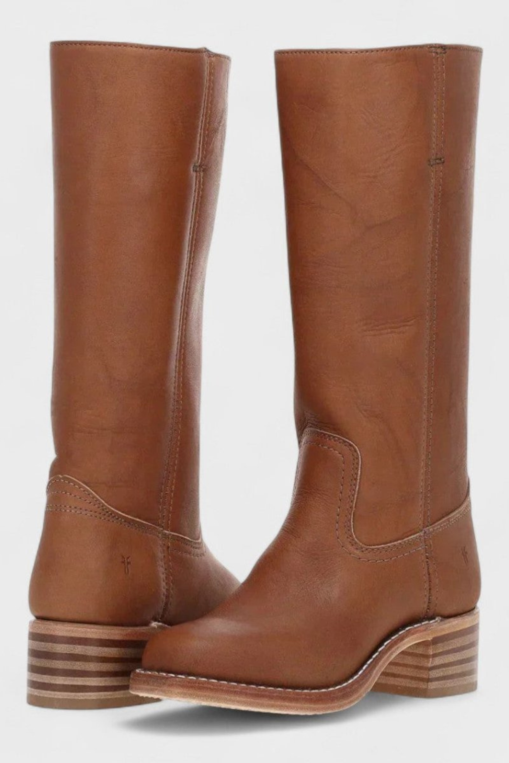 Women's Leather Western Knee High Boots