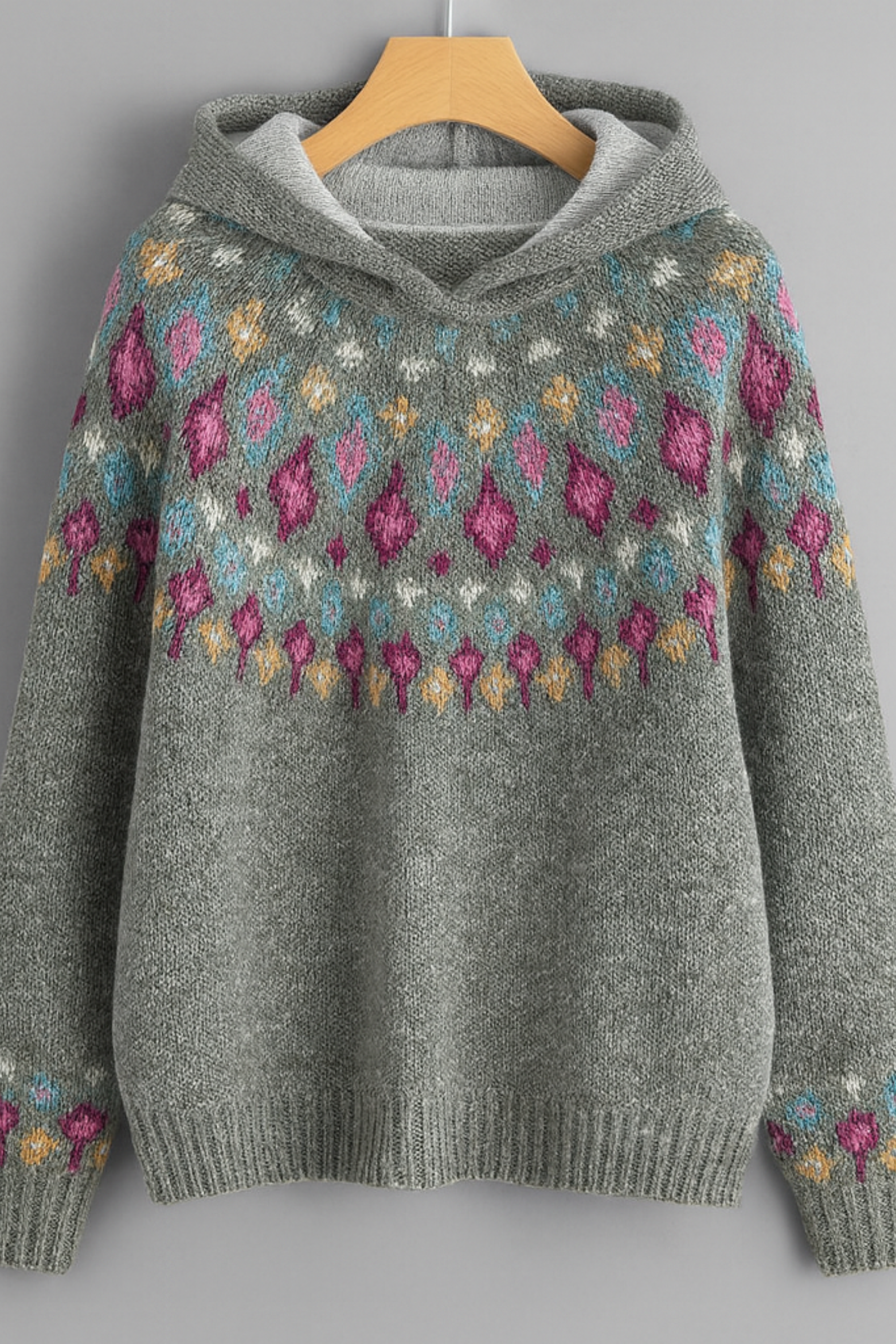 Lightweight Jacquard Comfort Hoodie