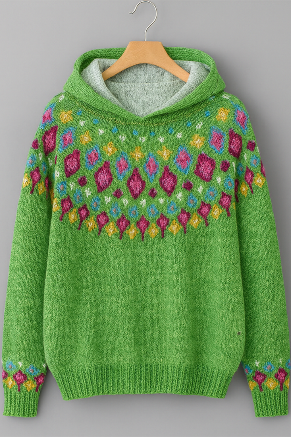 Lightweight Jacquard Comfort Hoodie