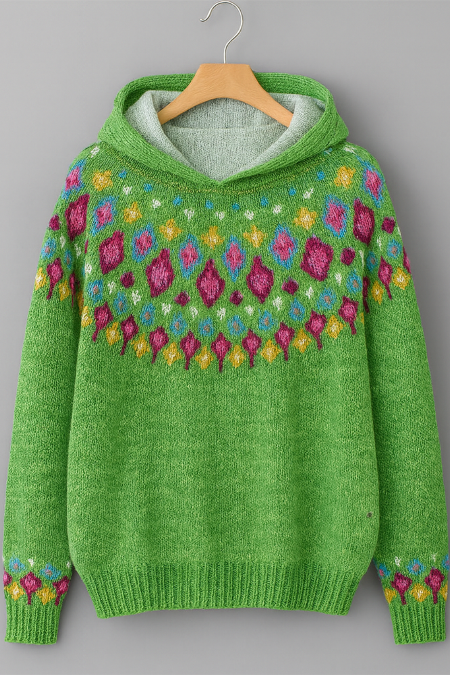 Lightweight Jacquard Comfort Hoodie