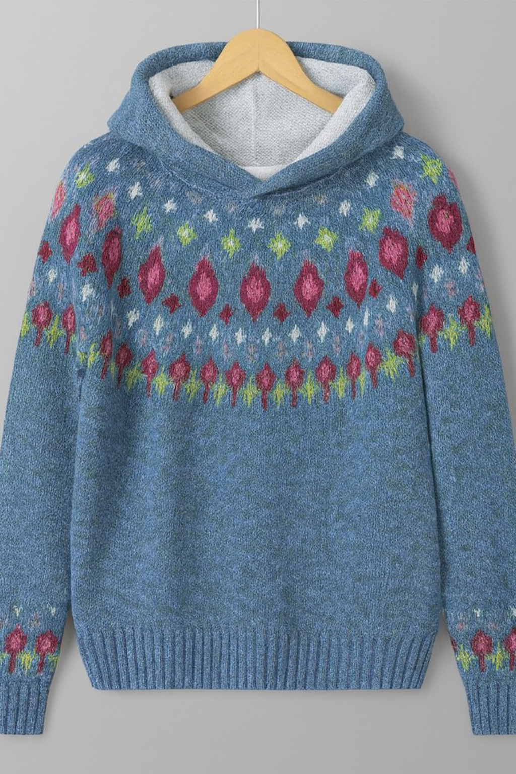 Lightweight Jacquard Comfort Hoodie