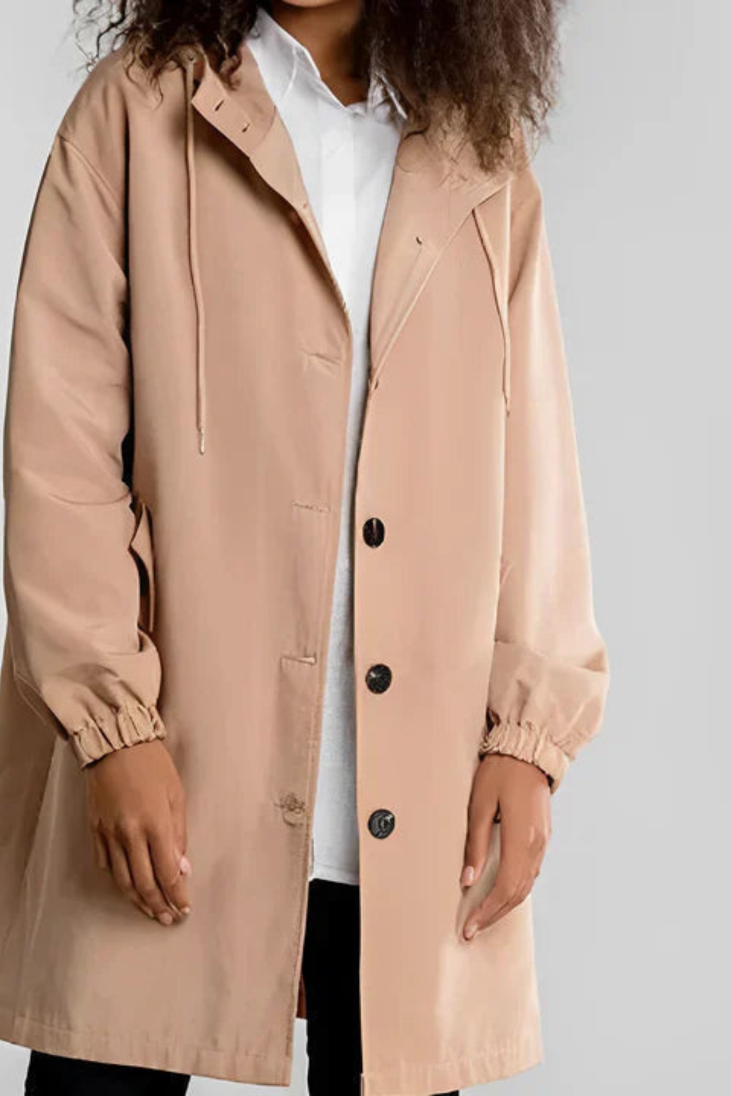 Women's Lightweight Waterproof Hooded Rain Jacket