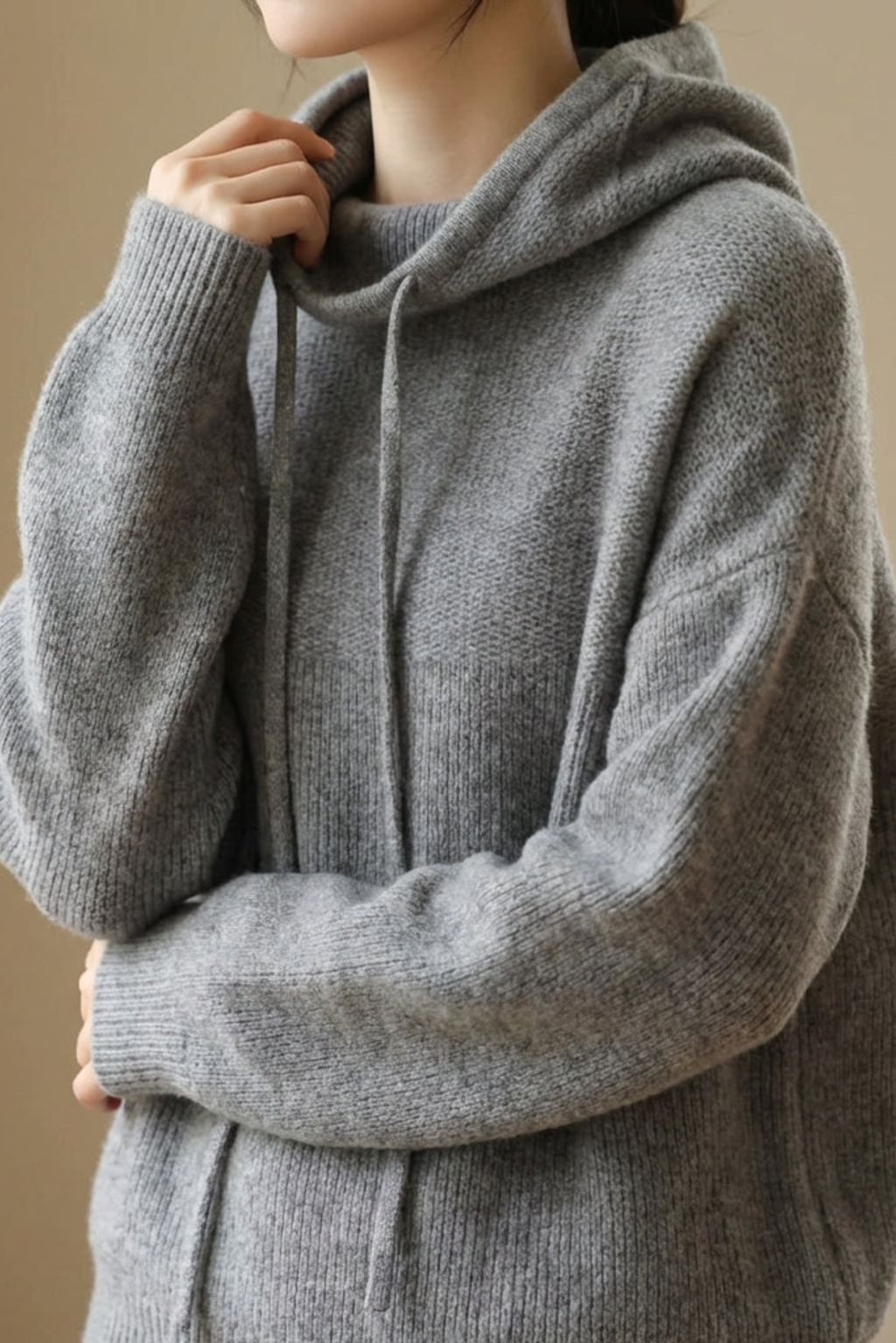 Women's Merino Knit Relaxed Hoodie
