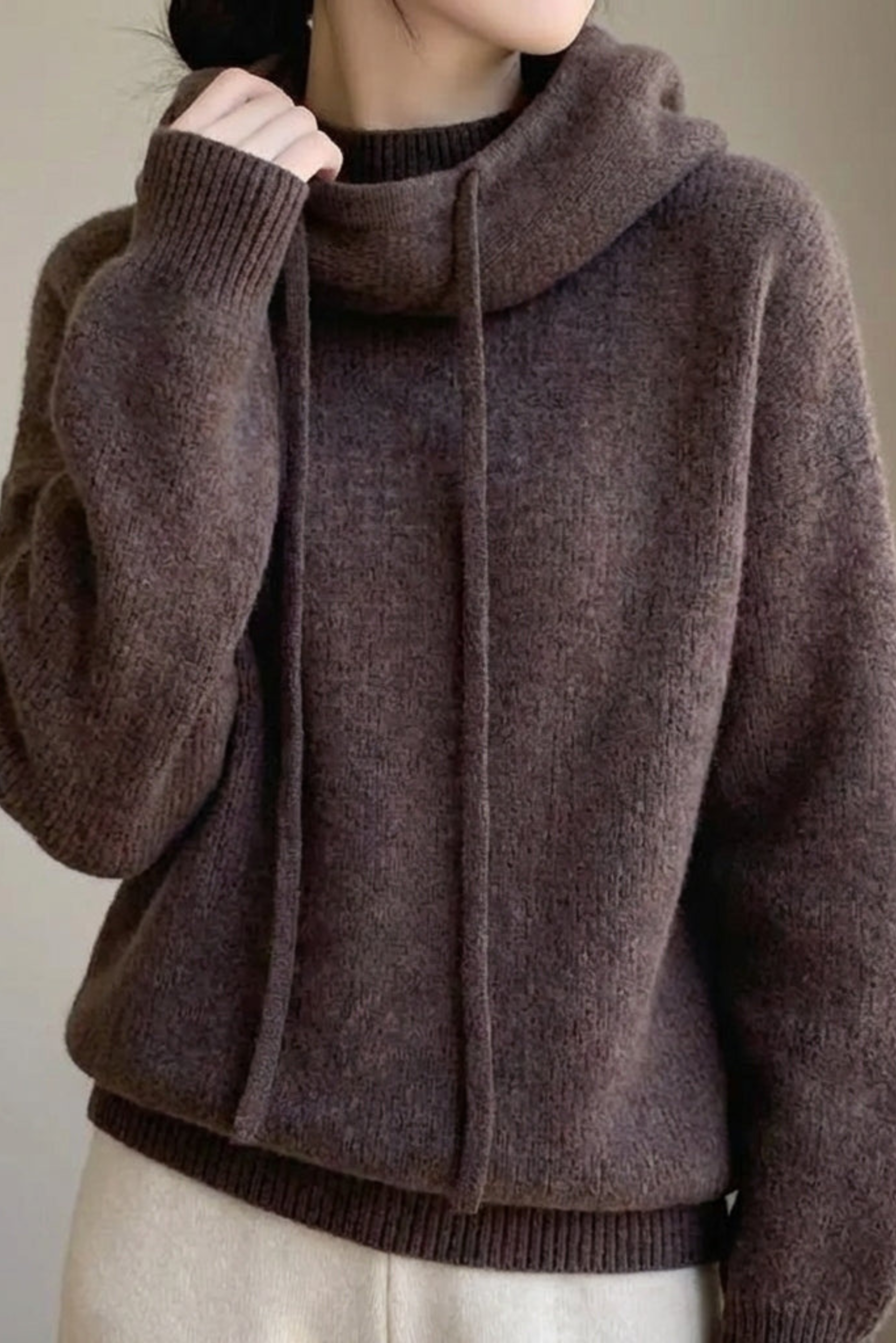 Women's Merino Knit Relaxed Hoodie
