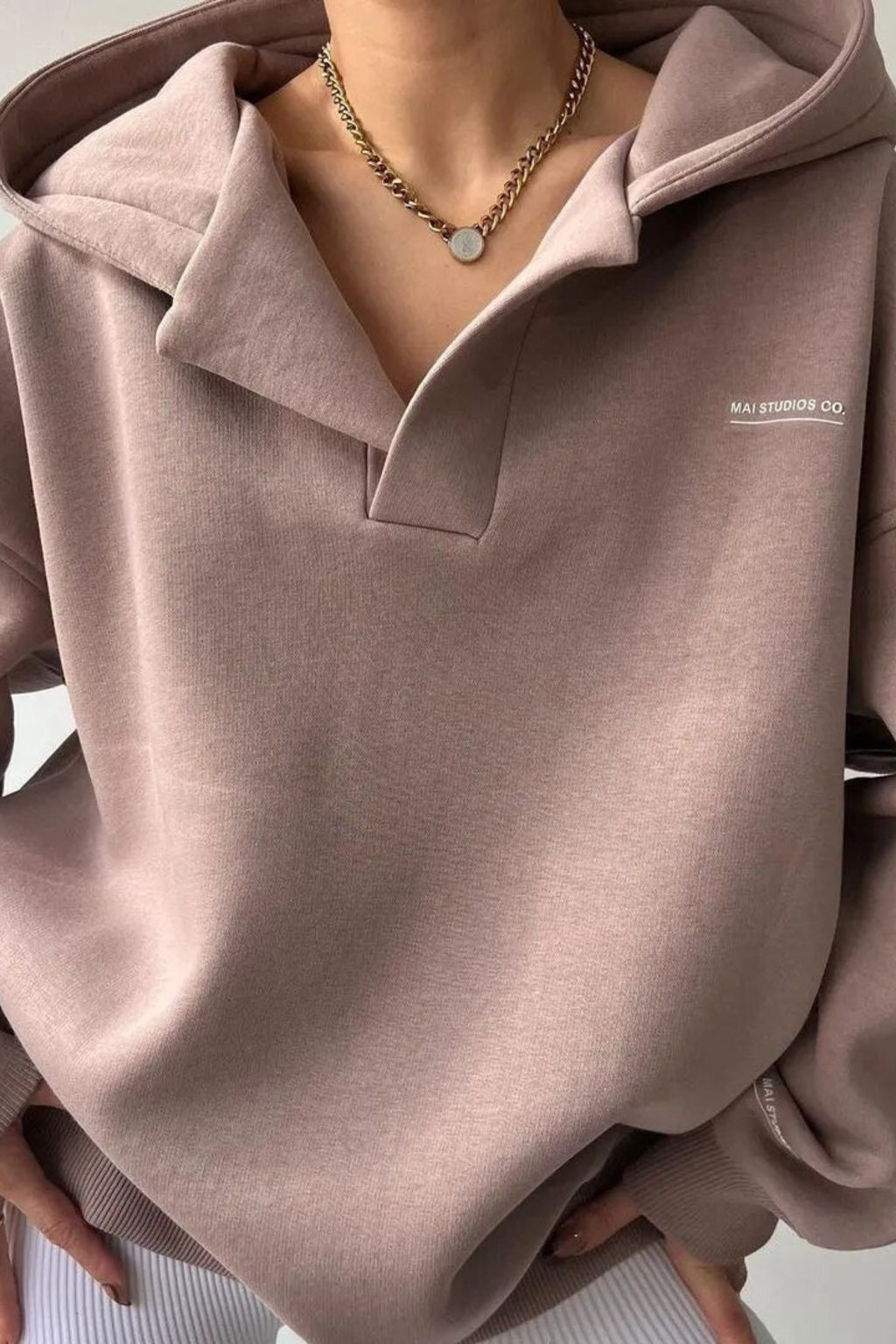 Women's Oversized Fleece Lounge Hoodie