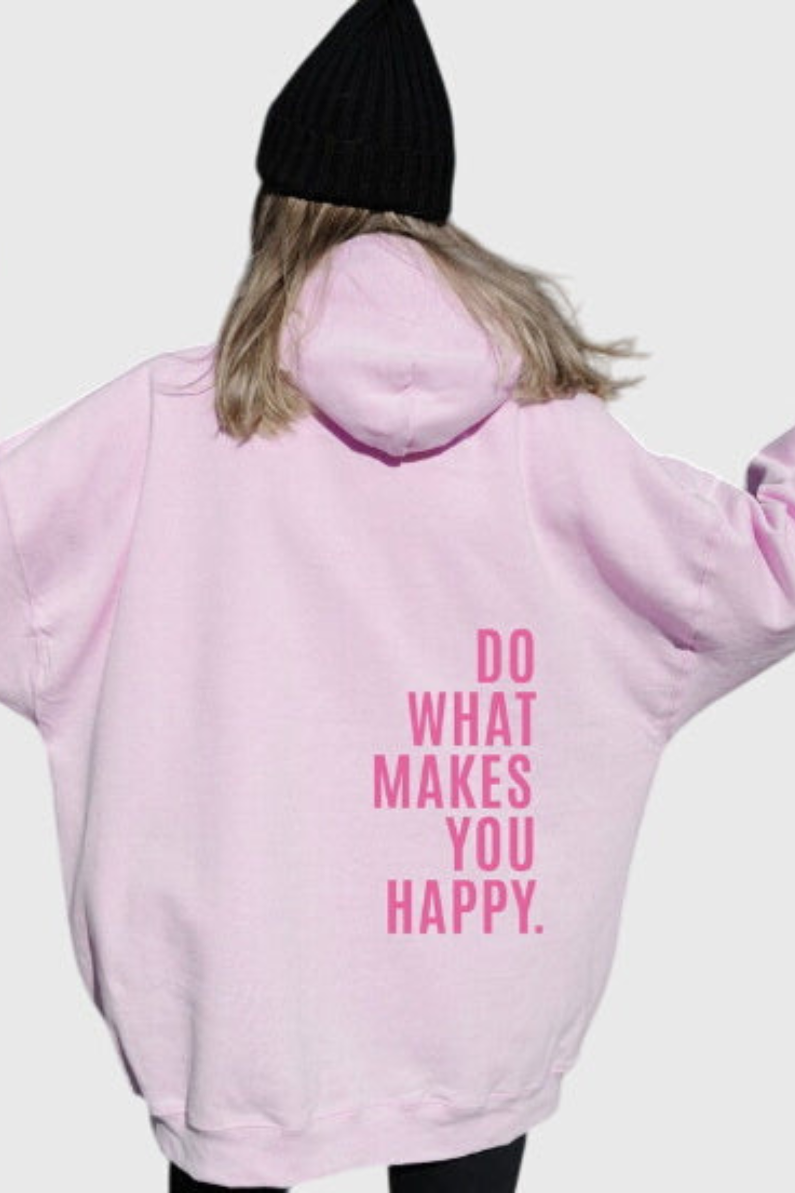 Women's Oversized Inspirational Graphic Hoodie