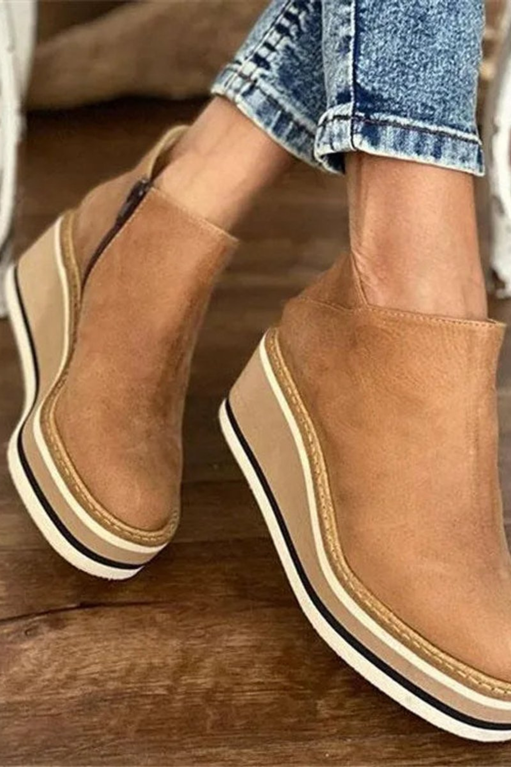 Women's Platform Wedge Ankle Boots
