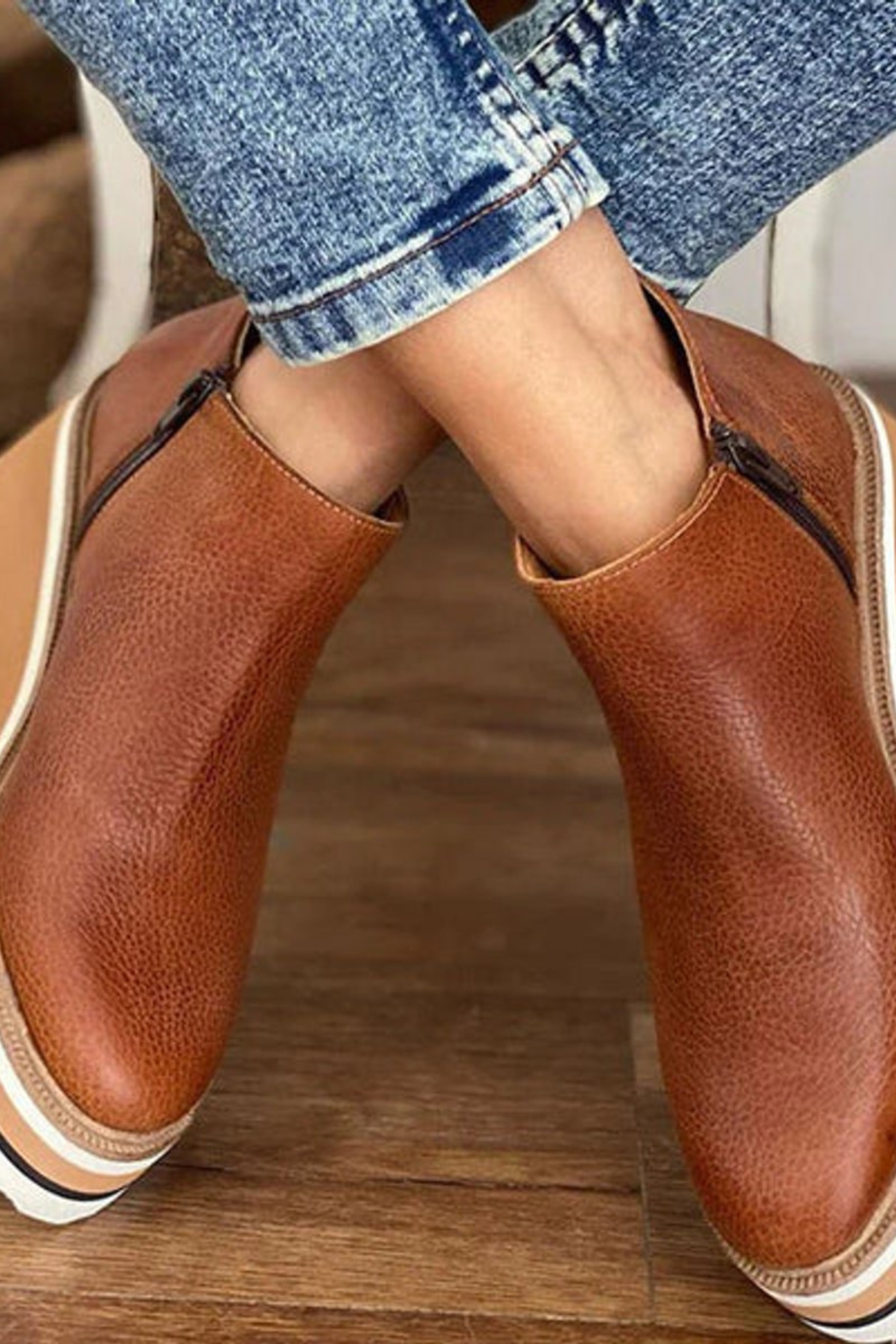 Women's Platform Wedge Ankle Boots