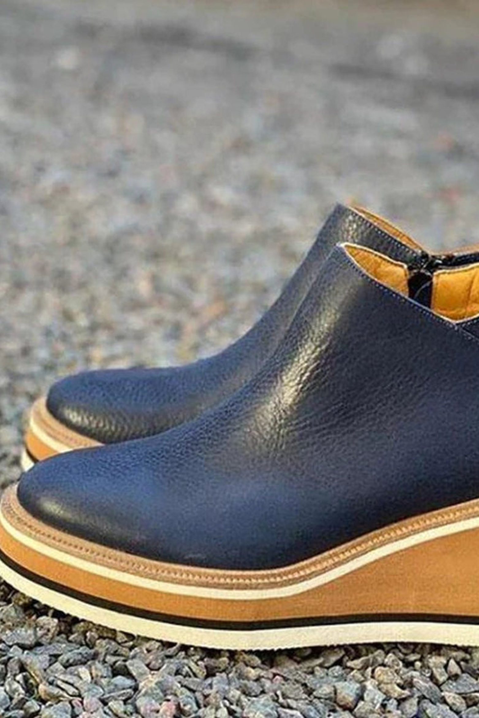 Women's Platform Wedge Ankle Boots